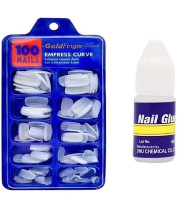 Lenon Beauty 1 Glue +100 Artificial False Nails 10 g