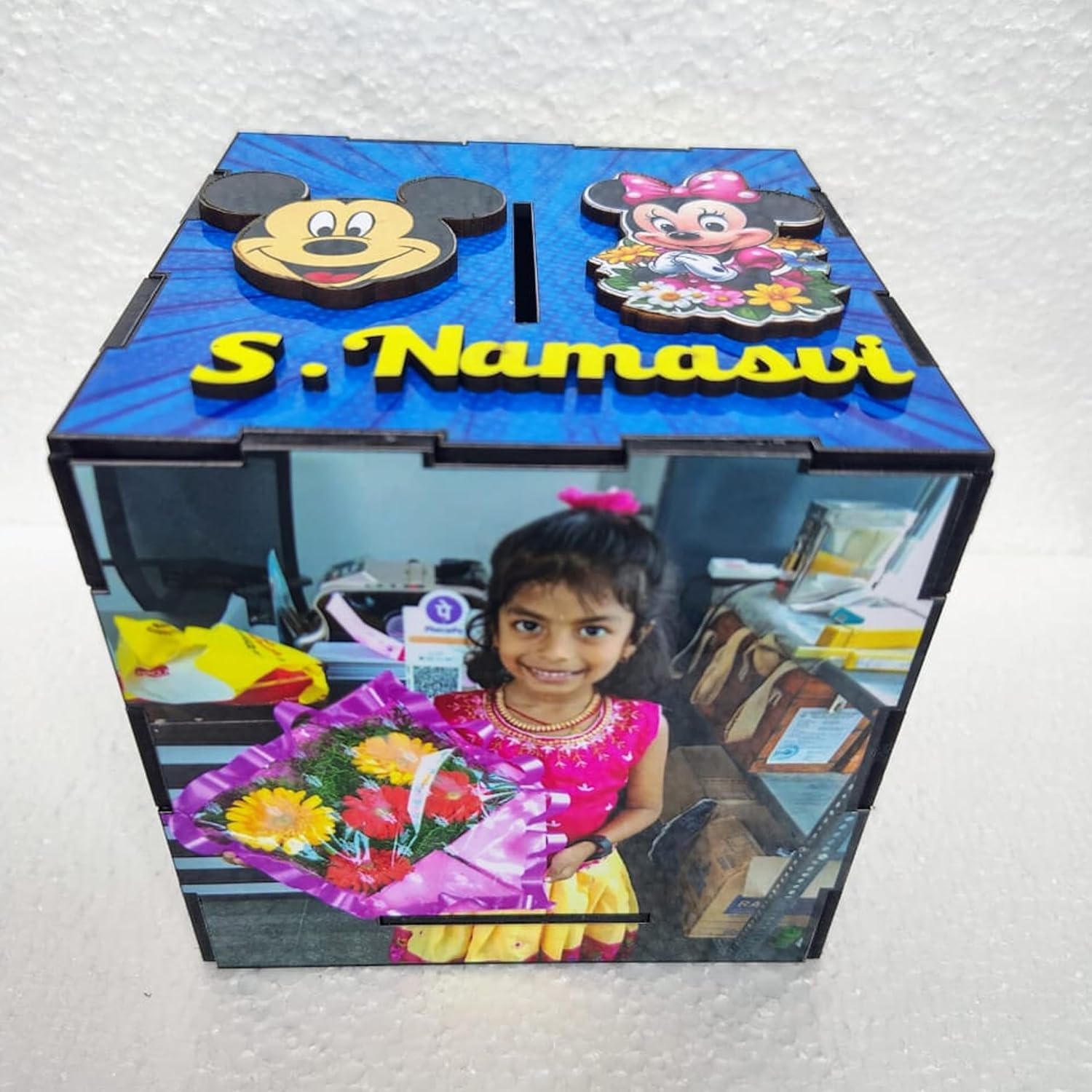 Piggy Bank For Kids Customised with Picture