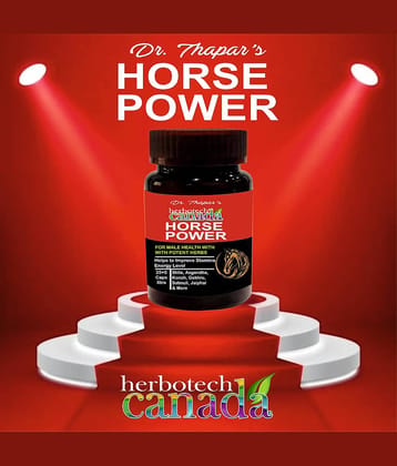 Herbotech Canada Horse Power For Stamina & Strength Capsules 25+5 Xtra