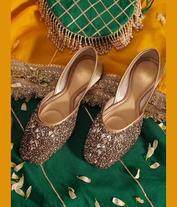 JM Looks Green Women's Casual Ballerinas