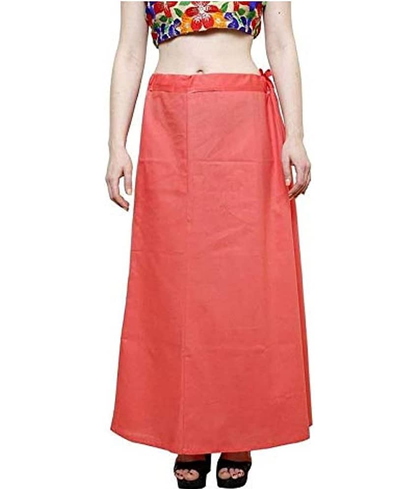 Perfect cloth store Pink Cotton Petticoat - Single
