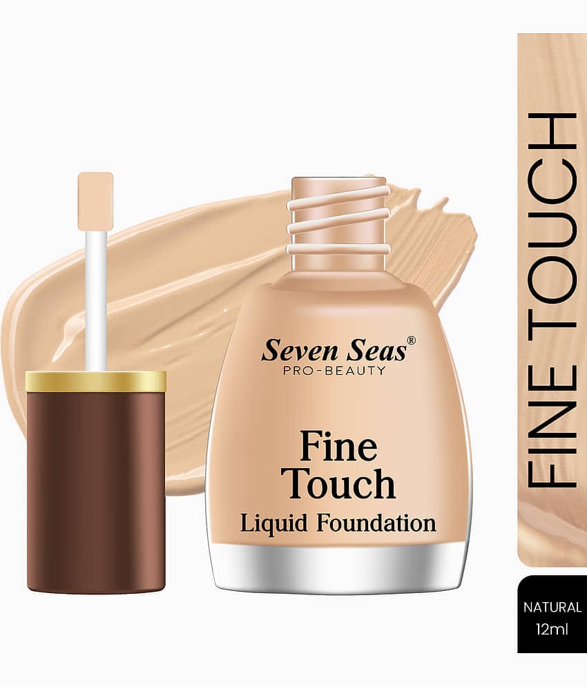 Seven Seas Fine Touch Waterproof Total Oil Control Liquid Foundation(Natural,12ML)
