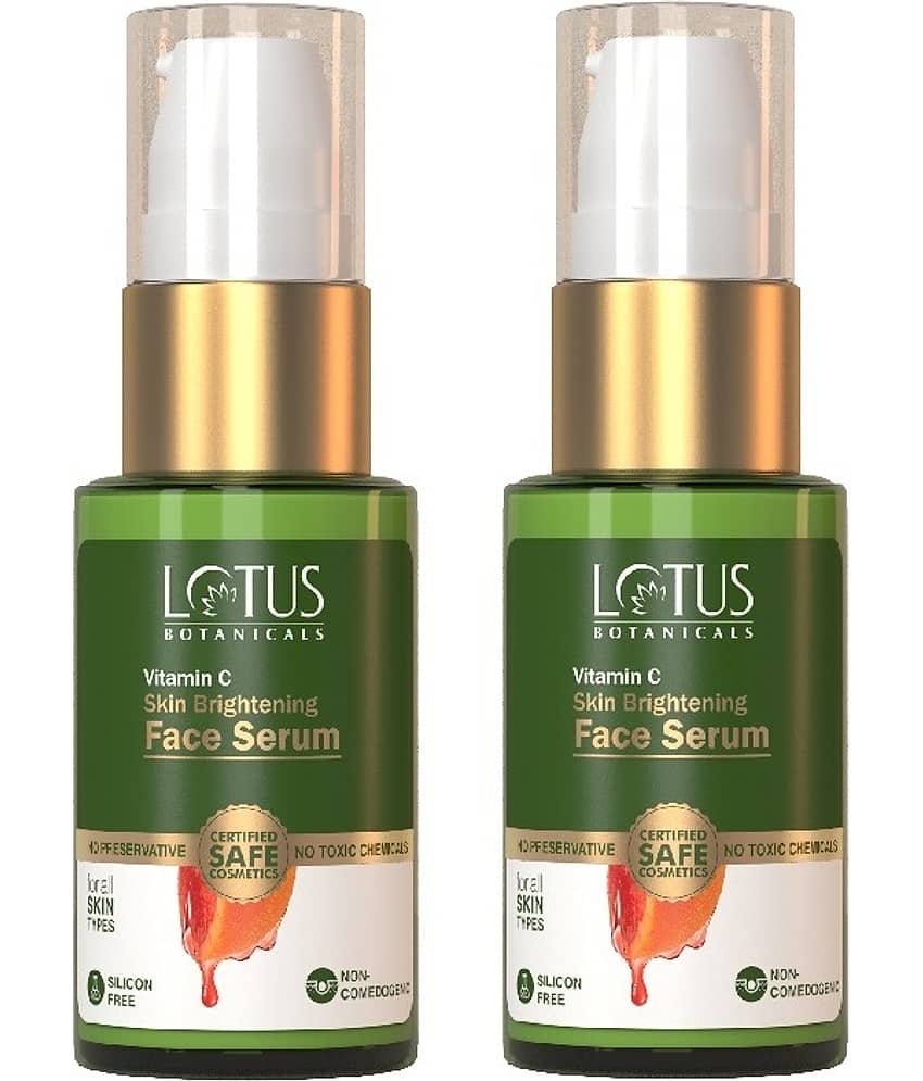 Lotus Botanicals Vitamin-C Skin Brightening Face Serum 30ml (Pack of 2)