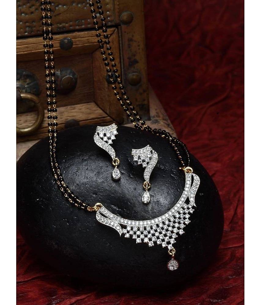 Sunhari Jewels Silver Mangalsutra Set ( Pack of 1 )