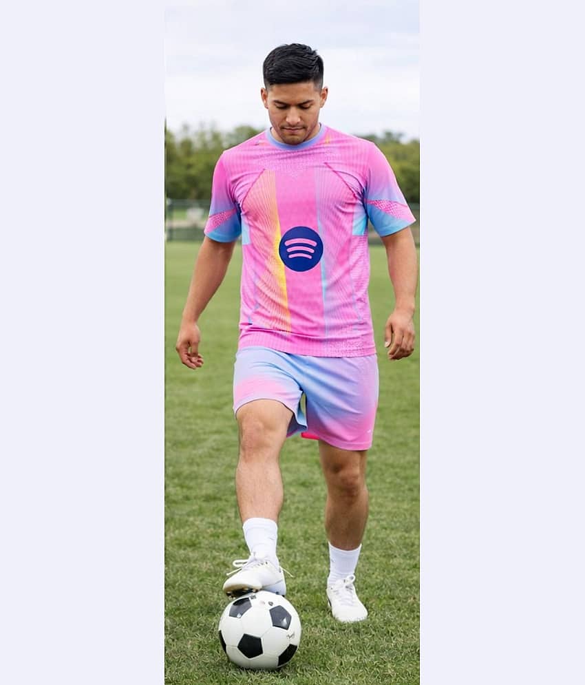 JOVO Pink Polyester Regular Fit Men's Jersey ( Pack of 1 )