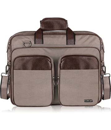 Lorem Grey PVC Office Bag