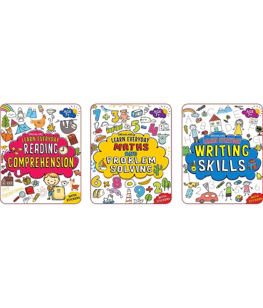 Learn Everyday 3 Books Pack for Children Age 7+