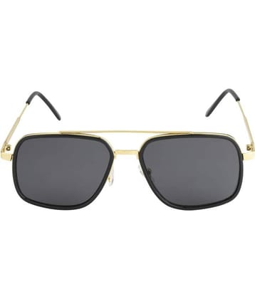 Fair-X - Gold Geometric Sunglasses ( Pack of 1 )