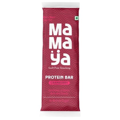 Mamaya Cranberry Protein Bar 50 Gms