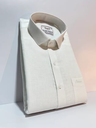 Pure White Linen Shirt #31523