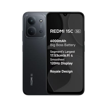 Redmi 15C 5G 4GB 128GB Midnight Black Redmi 15C 5G 4GB 128GB Midnight Black
