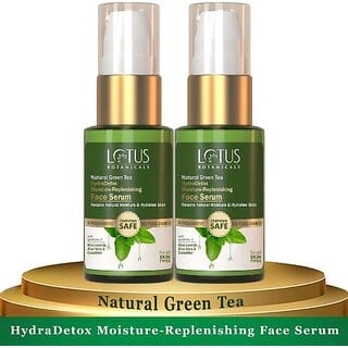 Lotus Botanicals Natural Green Tea Hydradetox Moisture-Replenishing Face Serum _30Gm (Pack Of 2) (60 G)