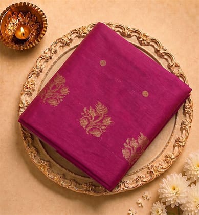 Handloom Chanderi  Silk Cotton Saree