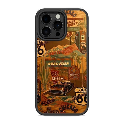 Travel Vintage Stickers Mobile Bumper Cover