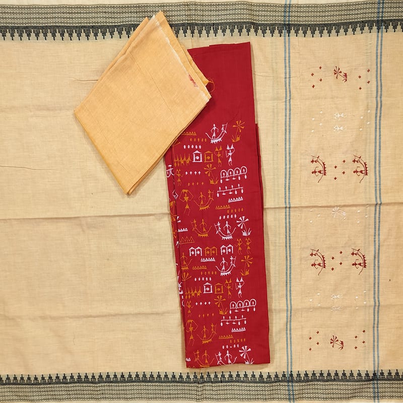 Bomkai Cotton Dress material