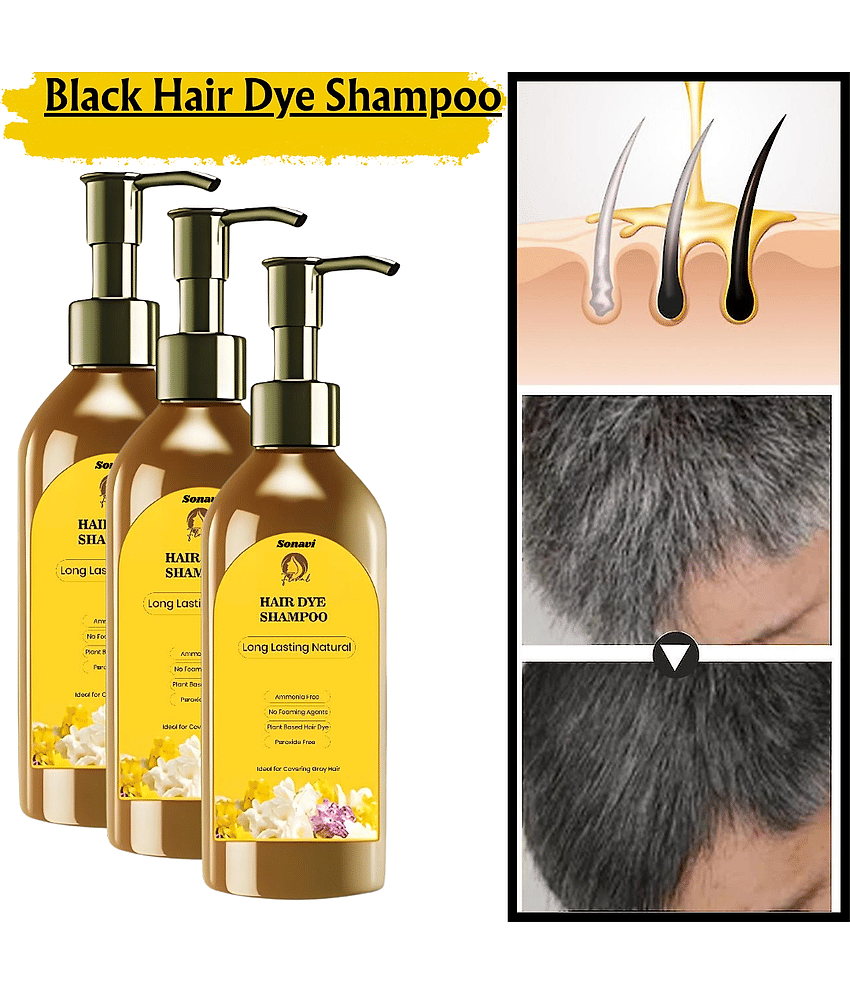 Sonavi Organic Permanent Hair Color 300 mL Black