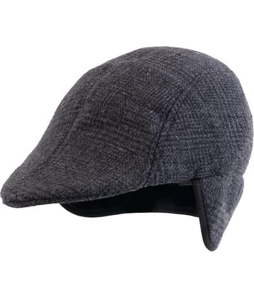 Zacharias Men's Checkered Golf Cap with Earmuff