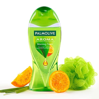 Palmolive Morning Tonic Bodywash + Loofah, 250 ml