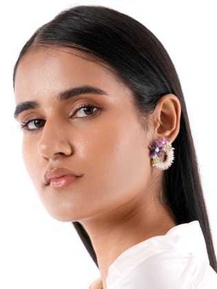Marina Gleam Studs-BE-494-01 MULTI