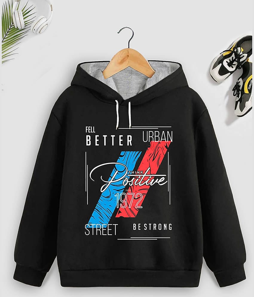 Trampoline Pack of 1 Boys Cotton Blend Sweatshirt ( Orange )