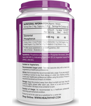 HEALTHYHEY NUTRITION Special Supplement Capsule 120 no.s ( Pack of 1 )