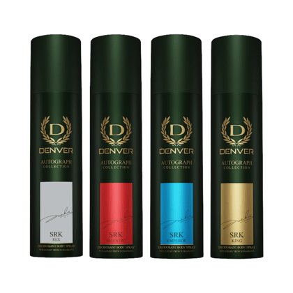 SRK Deos Emperor + King + Maestro+Rex 140ml (Pack of 4)