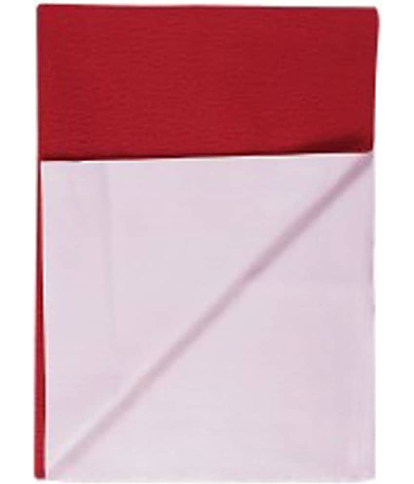Quick Dry Plain Waterproof sheet Medium Red Rubber Sheet