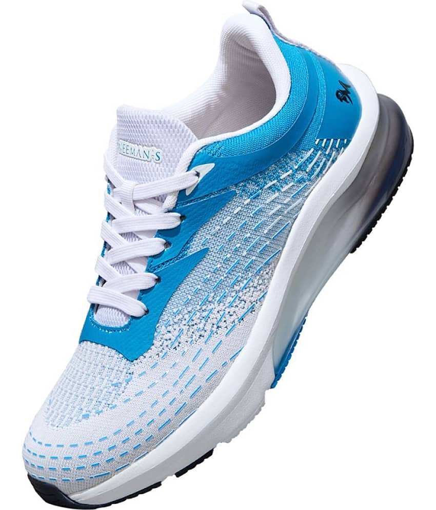 Neemans The Comfornauts White / Blue-10 Blue Men's Sneakers