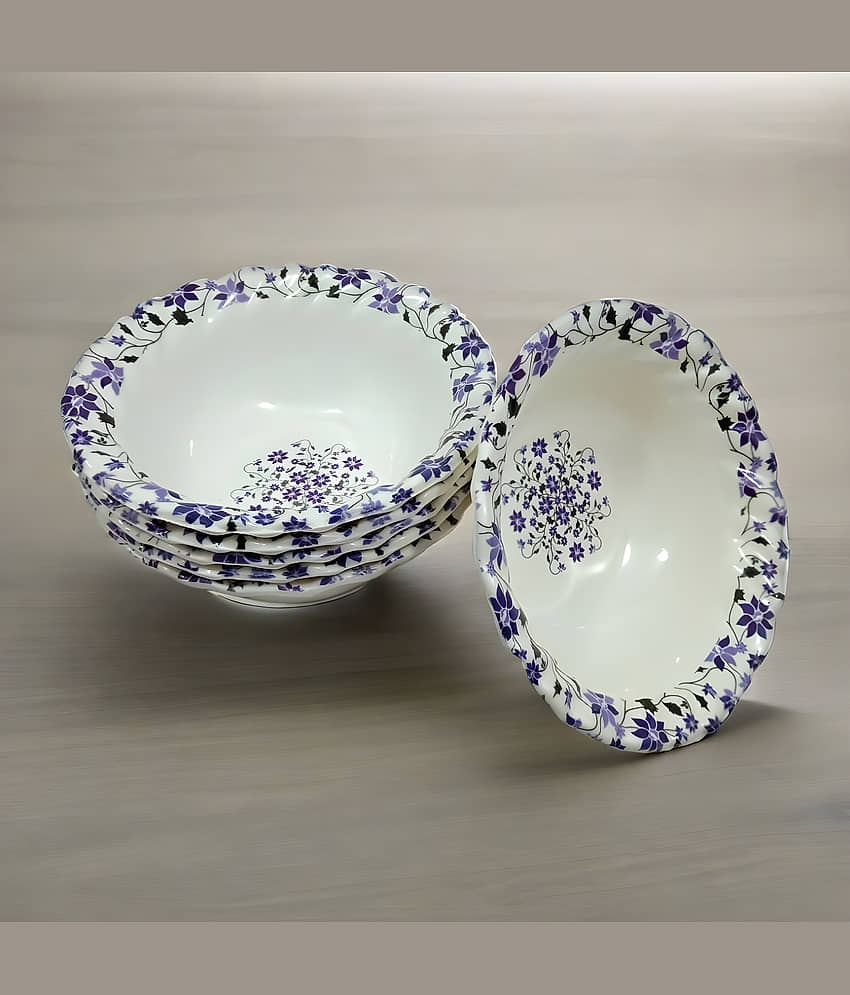 kitchrox Melamine Snacks Bowls Melamine Bowl Set 120 mL ( Set of 6 )