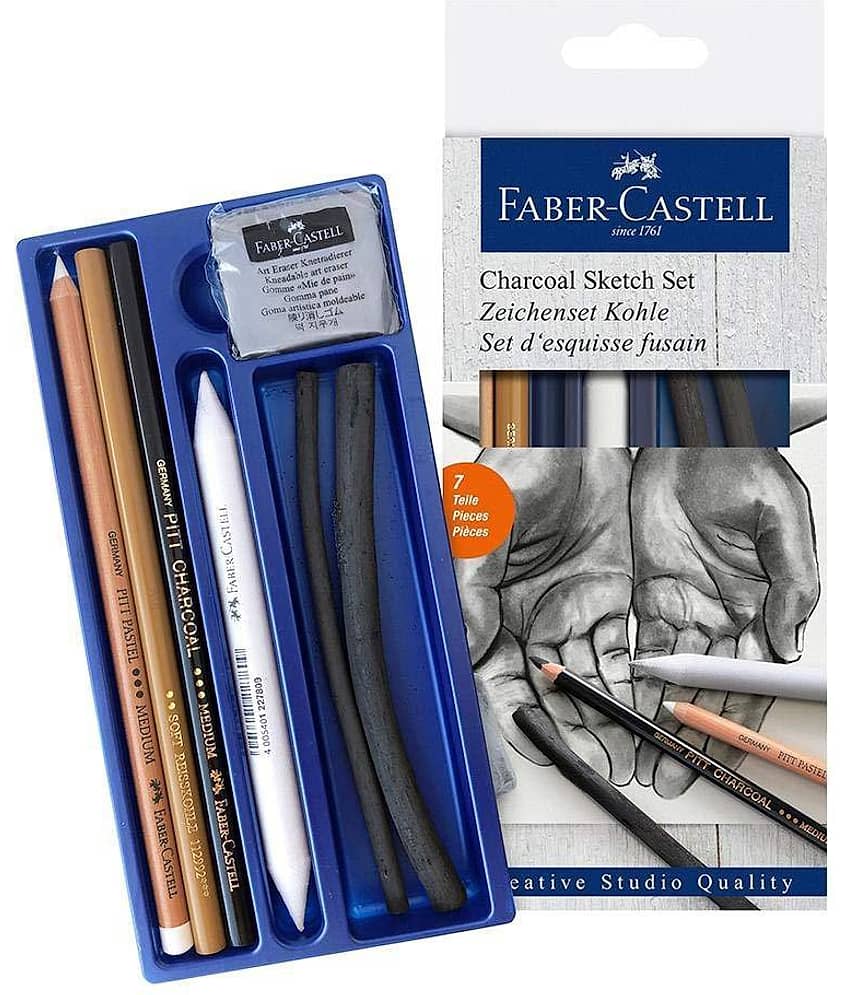 Faber-Castell Charcoal Sketch Set Pencil (Pack Of 1)