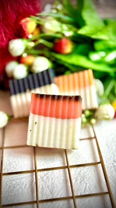 Skin Whitening Handmade Soaps(Charcoal Milk, Kesar Milk, Rose Milk )  Pack of 3