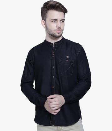 Kuons Avenue - Light Blue Denim Slim Fit Men's Casual Shirt ( Pack of 1 )