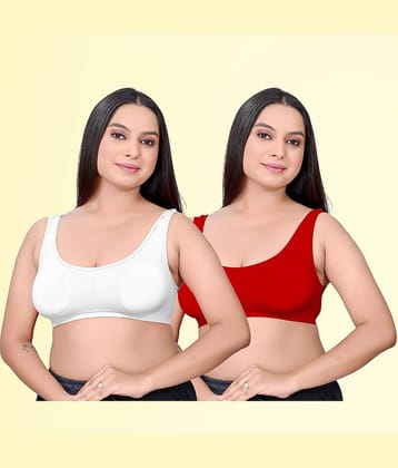 HAYA Pack of 2 Polyester Non Padded Women's Cami bra ( Multicolor1 ) Lamia Bralette D700