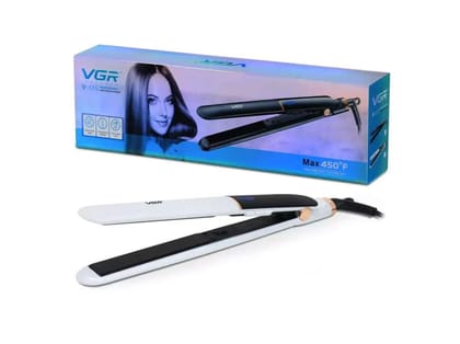 VGR V-515 Professional Hair Straightener (White)