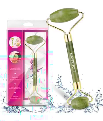 Majestique Facial Massager Jade Roller Tool, Face Massage Stone Skin Care for Women and Men