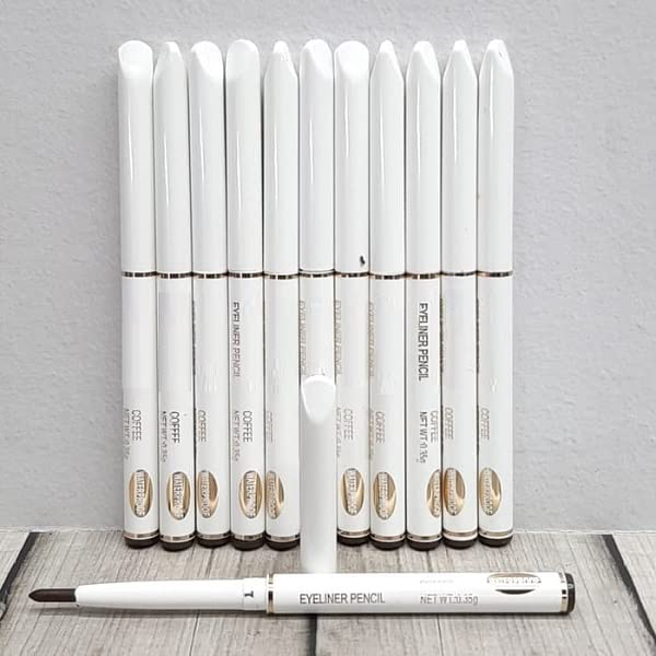 Elecsera Waterproof Eyeliner Black Pack of 12pcs 2.5 g (Black)