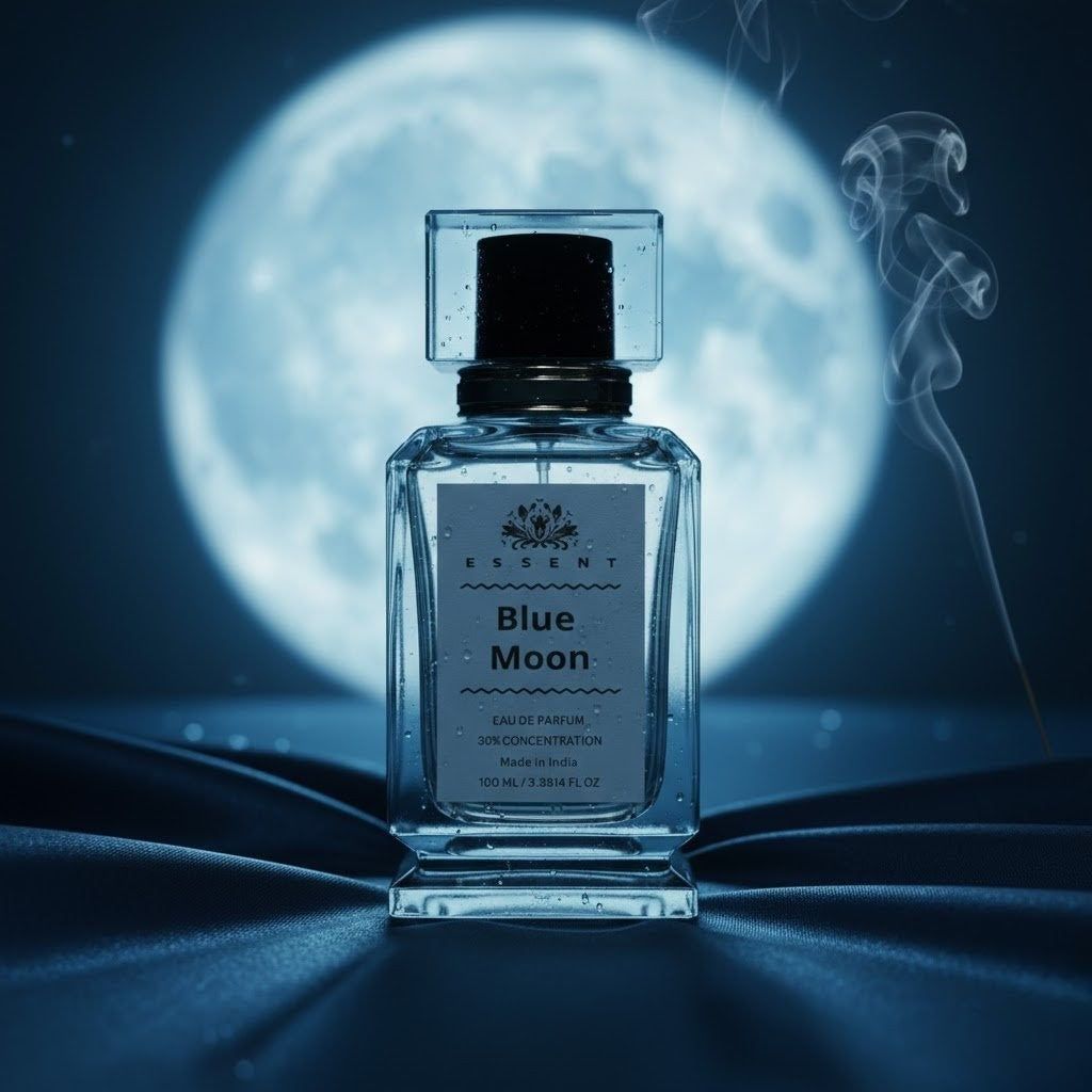 Essent Perfumes Blue Moon Eau de Parfum (EDP) – Fresh Floral Aquatic Long Lasting Perfume – Unisex Fragrance