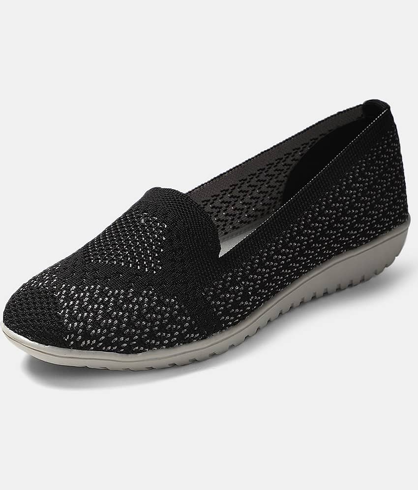 MARC LOIRE Black Ballerinas