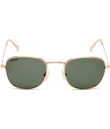 Roadies - Gold Square Sunglasses ( Pack of 1 )