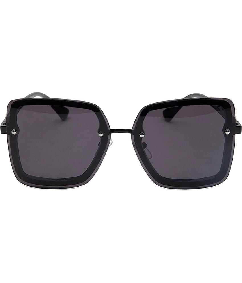 YourSpex - Black Square Sunglasses Pack of 1