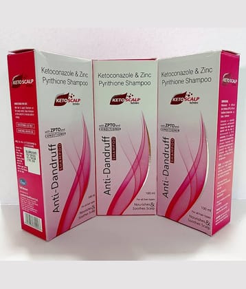 KETOSCALP SHAMPOO ( PACK OF 3) Baby Shampoo 100 ml ( 3 pcs )