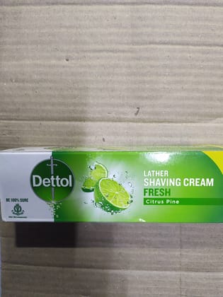Dettol Lather Shaving cream Fresh Citrus pine 