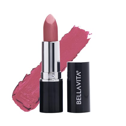 BELLAVITA Comfort Matte Bullet Lipstick| Intense Colour| Creamy Matte Finish| Intense Moisturisation| Smooth Glide| Lipsticks for Women| 4 Hr Stay, Dusty Nude, 4.2 gm BELLAVITA Comfort Matte Bullet Lipstick| Intense Colour| Creamy Matte Finish| Intense M