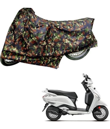 AutoRetail Dust Proof Two Wheeler Polyster Cover for Hero Maestro (Mirror Pocket, Jungle Color)