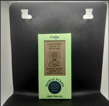 Hello Wooden Mobile Stand Smart Work Leads to Excellence Hello Wooden Mobile Stand Smart Work Leads to Excellence