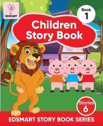 Edsmart Children Story Book 1: A Delightful Collection for 2-6 Years Old [32 Pages] - Featuring 6 Engaging Stories with Attractive Pictures, tales from Panchatantra & Aesop's Fables Stories [Paperback] [Jan 01, 2024] Edsmart Edu Services Pvt ltd