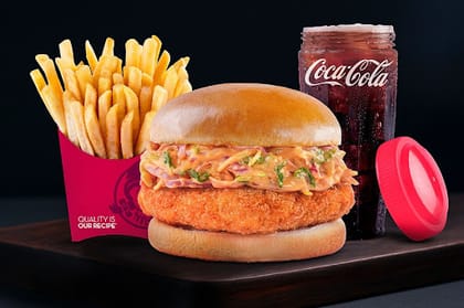 Crispy Chicken Burger Combo