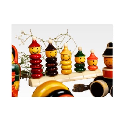 Wooden Pape Stacker Set