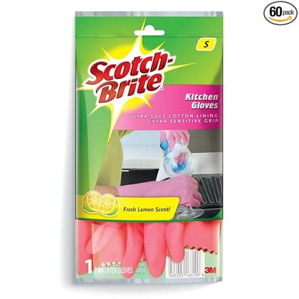 Scotch brite Kitchen Gloves Small, 1 pc