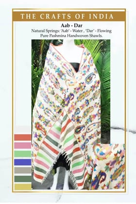Pure Pashmina handwoven heavy Kani shawl